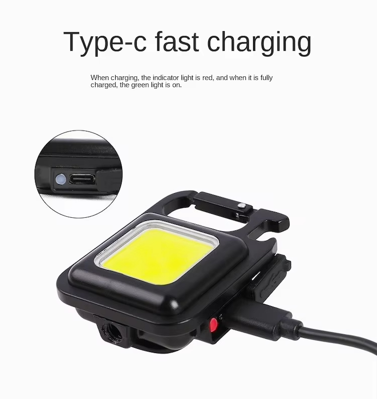 Keychain Torch, COB Flashlight, Keychain Light, Keyring Torch, COB Flashlight, Work Lamp, LED Light, Pocket Light, Magnet Light, Rechargeable Flashlight, Night Light, COB Keychain Light, High Lumens Light